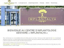 Tablet Screenshot of implantalya.fr